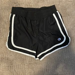 Kids medium black champion shorts